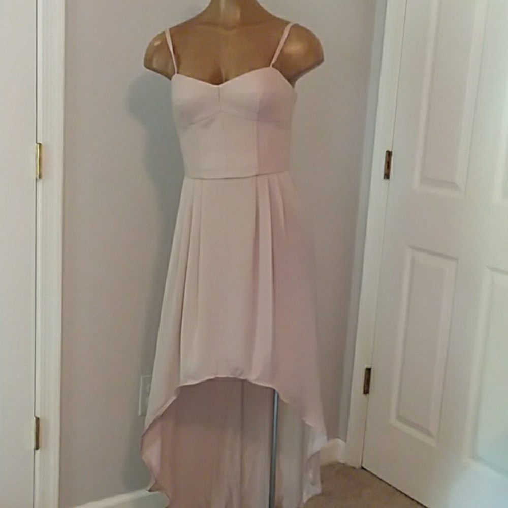 BCBGMAXAZRIA Pink high-low Dress Small
